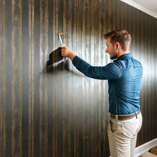 نصب کاغذ دیواری پتینه